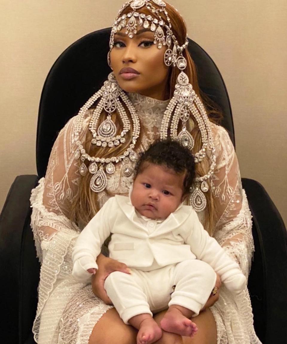 Nicki Minaj and her son