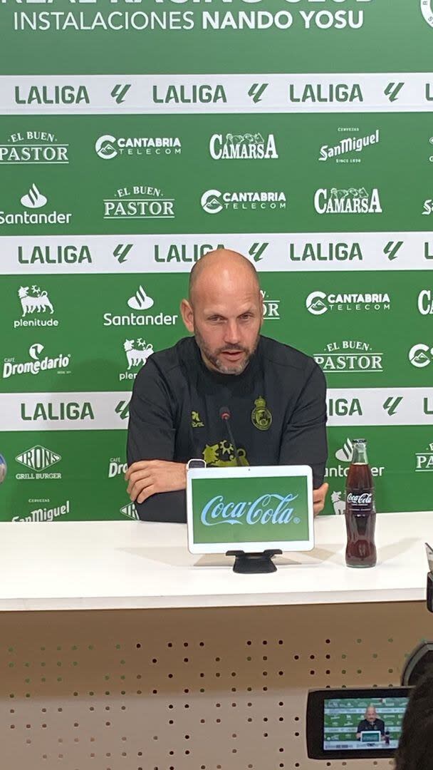 José Alberto López, entrenador de Racing de Santander