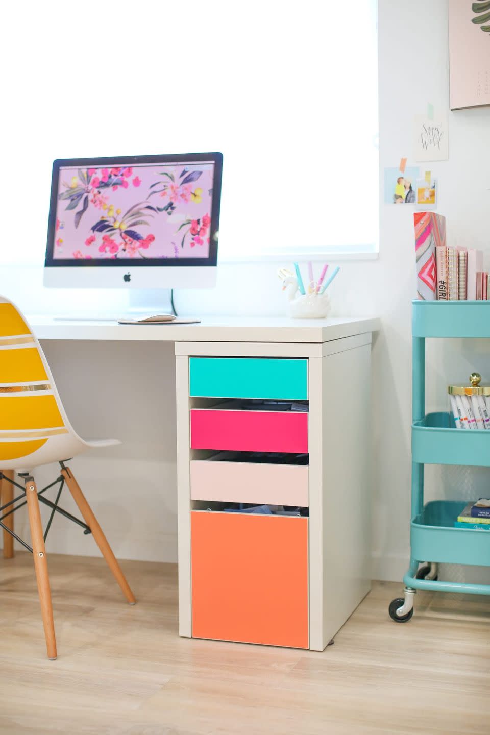 Add Color to Drawers (Without Paint!)