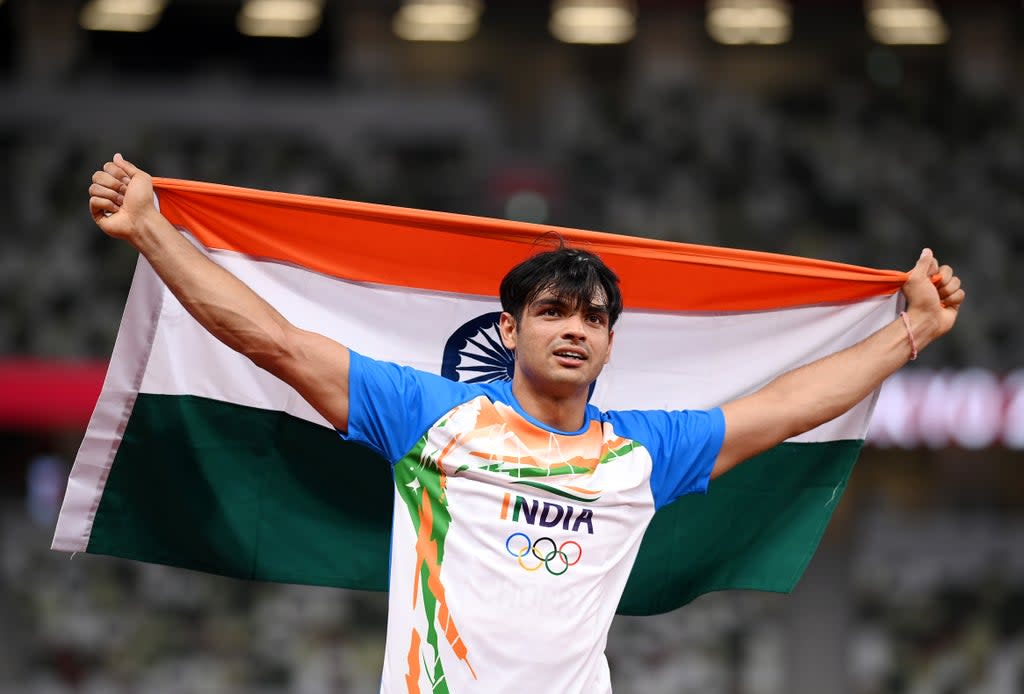 File: Neeraj Chopra became a national sensation after he won a gold medal for India in the men's javelin throw in the Tokyo 2020 Olympic Games (Getty Images)