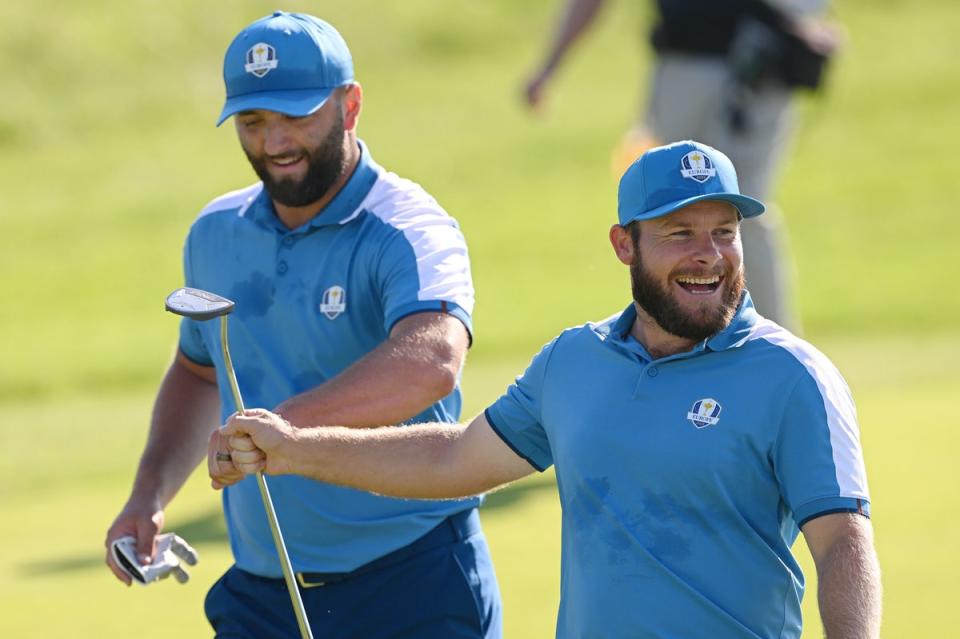 Jon Rahm and Tyrrell Hatton were a strong pairing at the Ryder Cup (Getty Images)