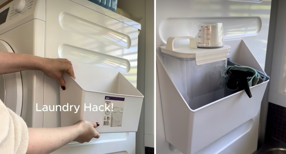 Kmart fans were quick to point out that the storage solution isn't really a 'hack'. Photo: Instagram/Kmart