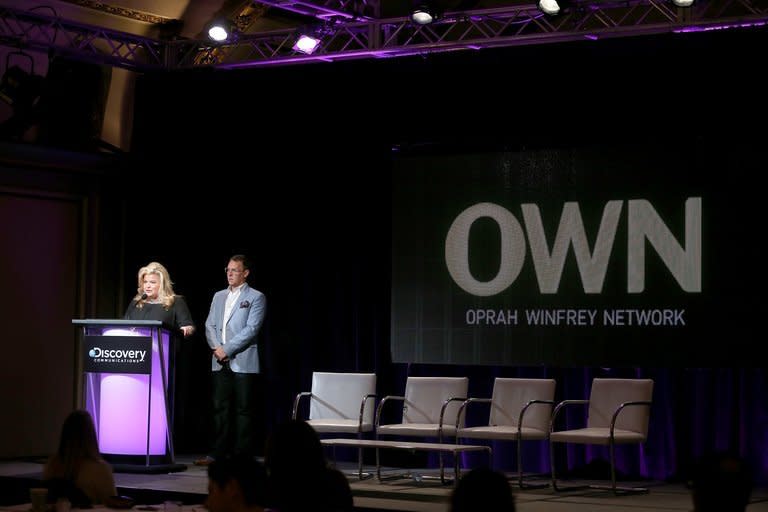 Co-Presidents, OWN: Oprah Winfrey Network, Sheri Salata (L) and Erik Logan speak at the 2013 Winter TCA Tour- Day 2 on January 5, 2013 in Pasadena, California. Oprah Winfrey's exclusive interview with Lance Armstrong is a coup for the talk show diva as she strives to pull her upstart OWN network to the front of the crowded TV peloton