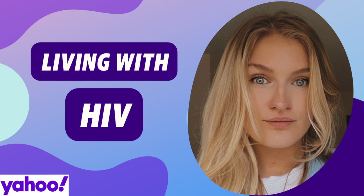 Living with HIV, Ellie Harrison. (Supplied/Yahoo Life UK)