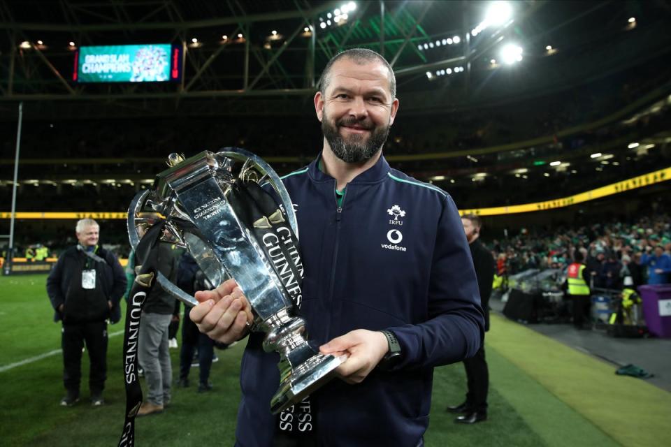 Andy Farrell led Ireland to a Six Nations grand slam last year (Getty Images)