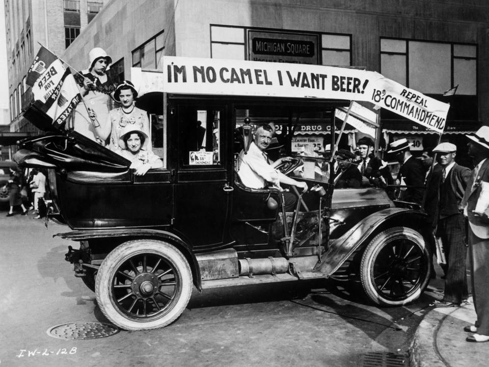 prohibition protest 1920s 1930s vintage