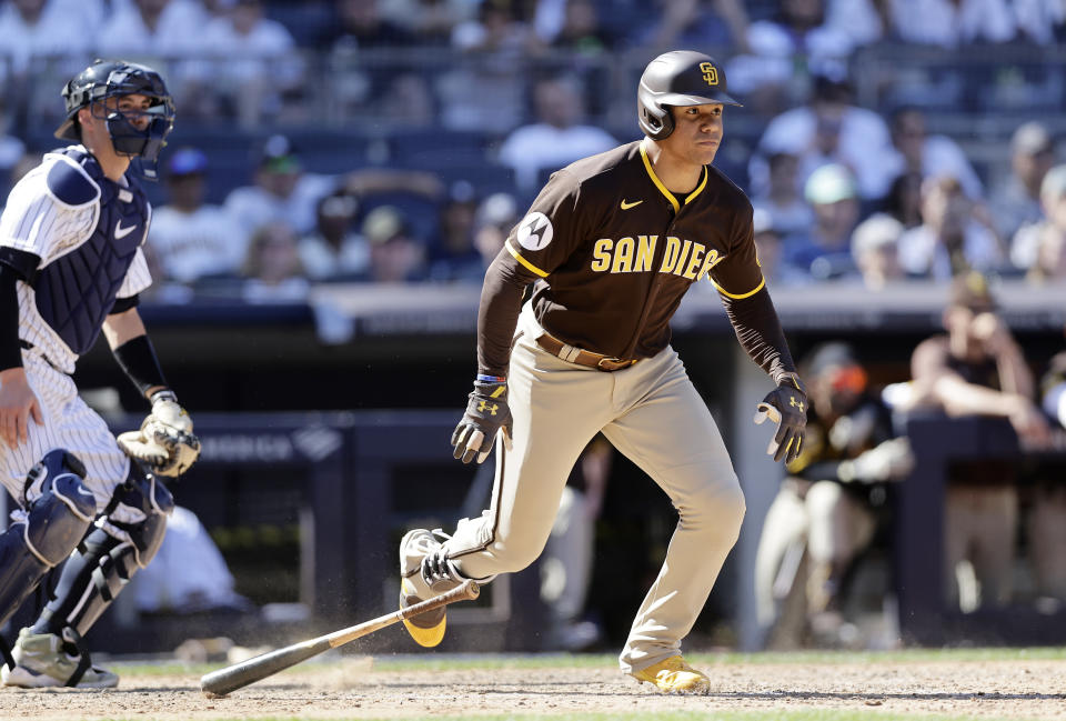 強打少年Juan Soto下個賽季將轉戰紐約洋基。（MLB Photo by Jim McIsaac/Getty Images）