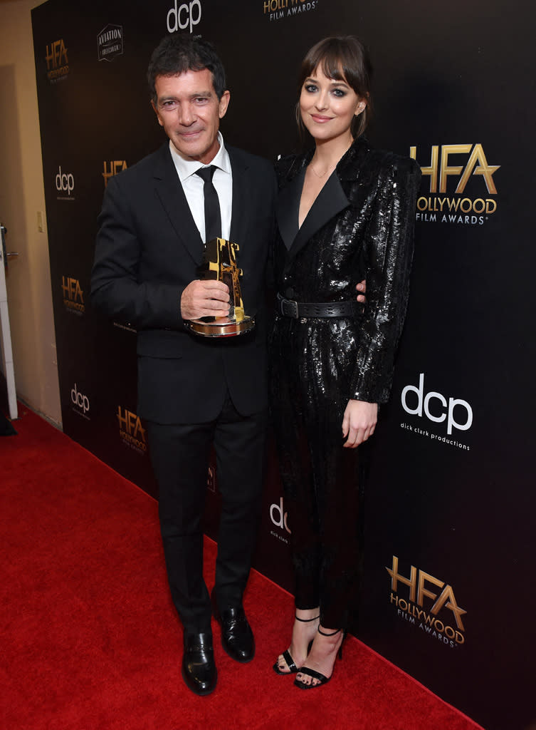 Antonio Banderas et Dakota Johnson