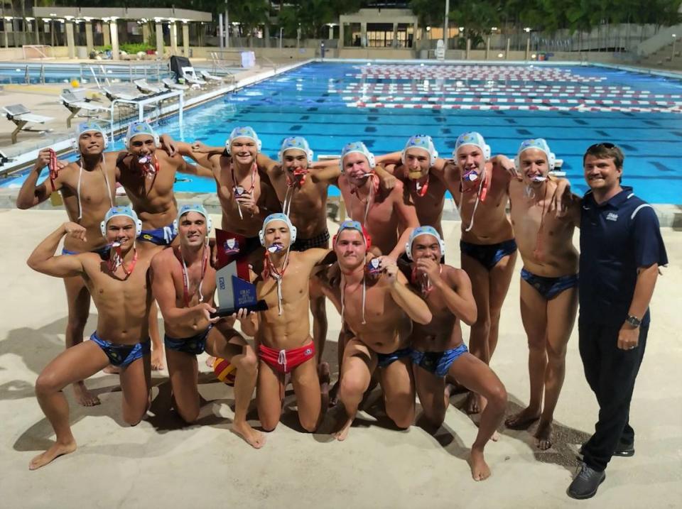 The ATM boys’ water polo team won the GMAC title.