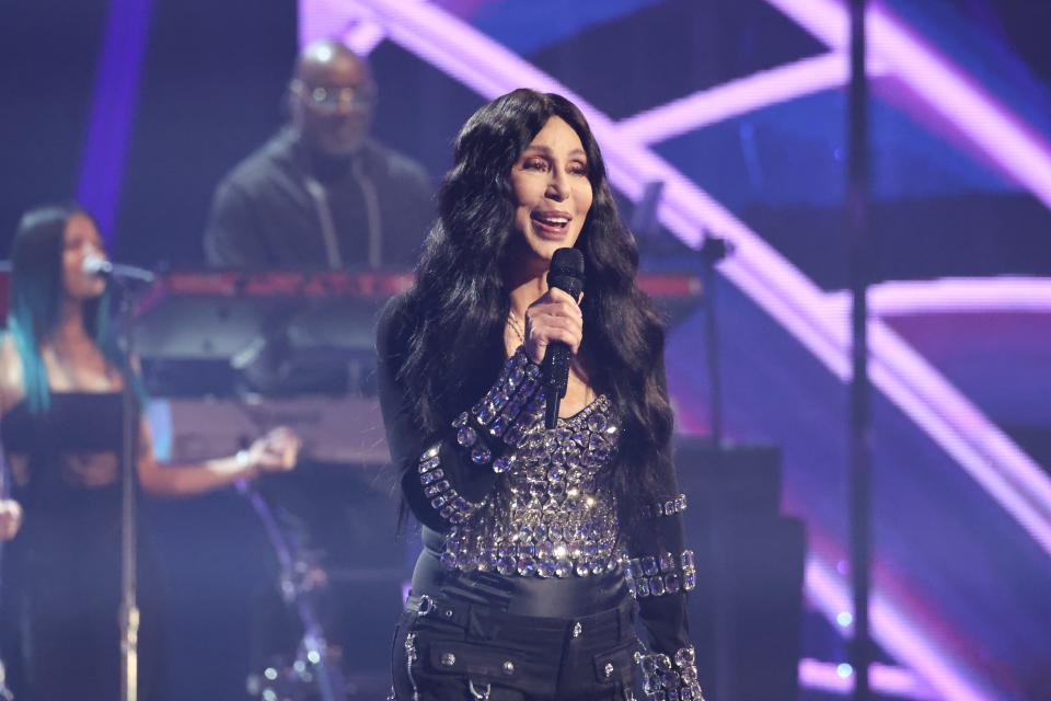 Cher. shown at the April 1 iHeartRadio Music Awards, has said she doesn't want a Rock u0026 Roll Hall of Fame induction, but she was among those chosen for 2024 class.