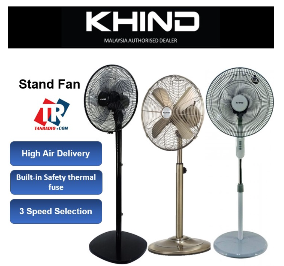 Khind stand fan. (PHOTO: Shopee)