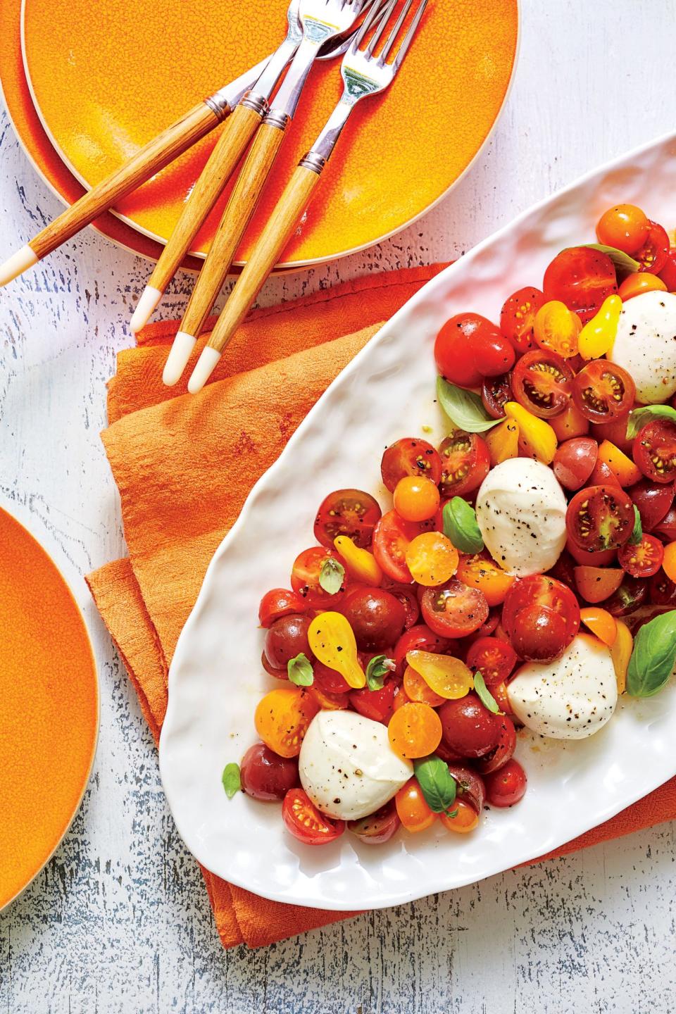 Cherry Tomato Caprese Salad