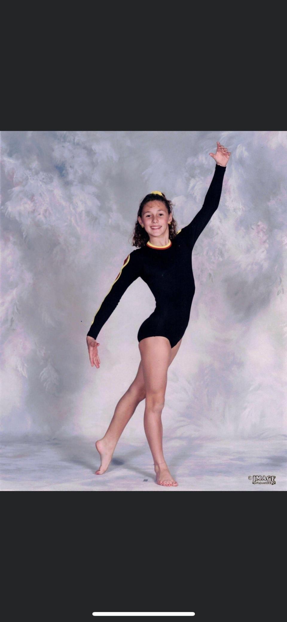 Trinea Gonczar, gymnast, age 10.