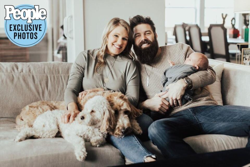 Jordan Davis with wife Kristen and daughter Eloise | Steph Sorenson