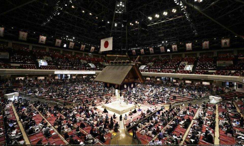 The Ryogoku Kokugikan arena usually hosts sumo wrestling