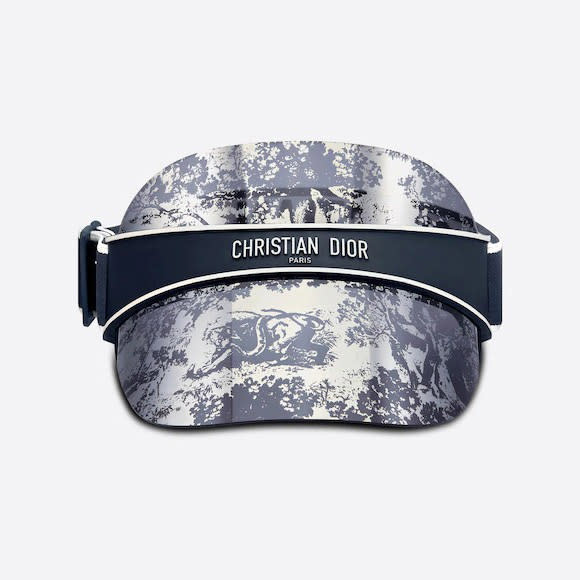 Dior Dorclub V1U Blue Toile de Jouy Visor