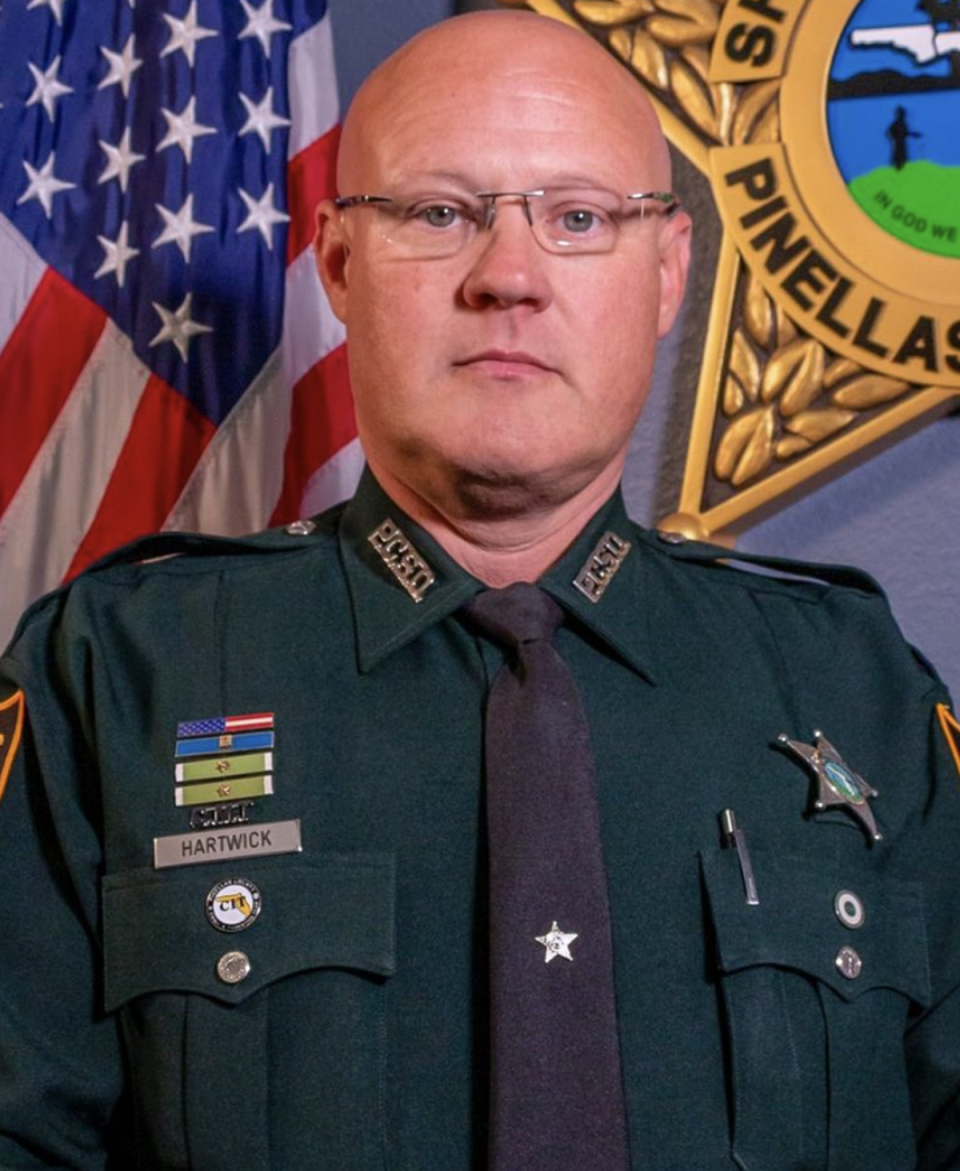 Pinellas County Sheriff’s Office Deputy Michael Hartwick, 51, died on the scene after he was hit by a heavy-duty front-loader (PCSO)