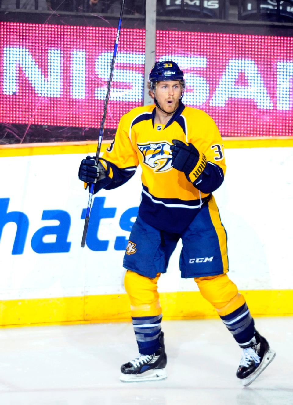 Former Nashville Predators center Colin Wilson