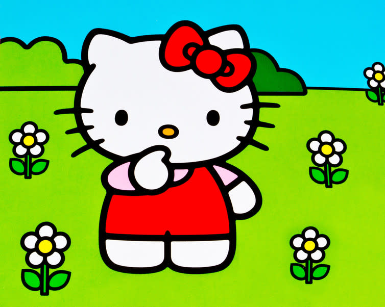 <span class="caption">Hello Kitty: mouthless, voiceless.</span> <span class="attribution"><a class="link " href="http://www.shutterstock.com/pic-221131861/stock-photo-zagreb-croatia-october-1st-2014-hello-kitty-children-cartoon-character-printed-on-box-product-shot.html?src=0fl_7OZHiQur15o0AAwcGw-1-16" rel="nofollow noopener" target="_blank" data-ylk="slk:Shutterstock;elm:context_link;itc:0;sec:content-canvas">Shutterstock</a></span>