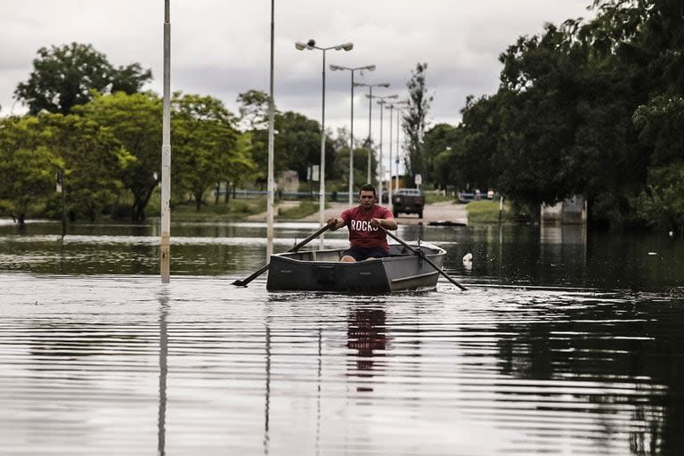 Crítica situación en Concordia por la crecida del río Uruguay