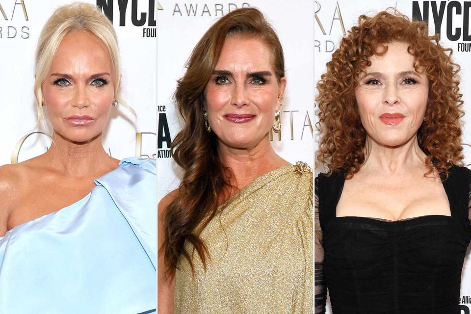 <p>Getty (3)</p> (left to right) Kristin Chenoweth, Brooke Shields, Bernadette Peters