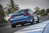 <p>When paired with the double-clutch automatic, the M2 offers six different driving modes, along with a built-in launch control. All that power routes to 19-inch staggered wheels, wearing custom Michelin Pilot Super Sport rubber.</p>