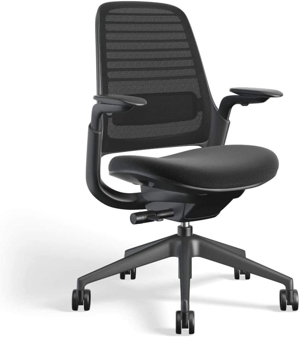 steelcase series 1 chair in black