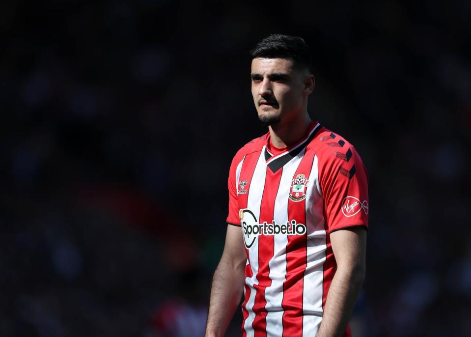 Chelsea striker Armando Broja, who spent last season on loan at Southampton, is believed to be open to a move to West Ham. (Kieran Cleeves/PA) (PA Wire)