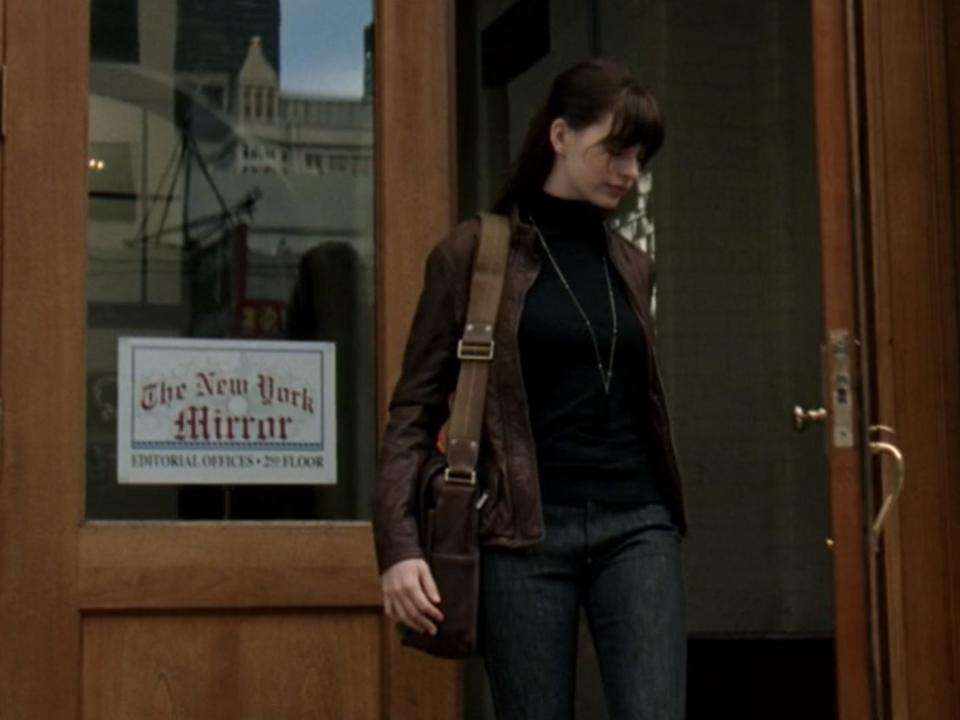 Anne Hathaway in "The Devil Wears Prada" film.