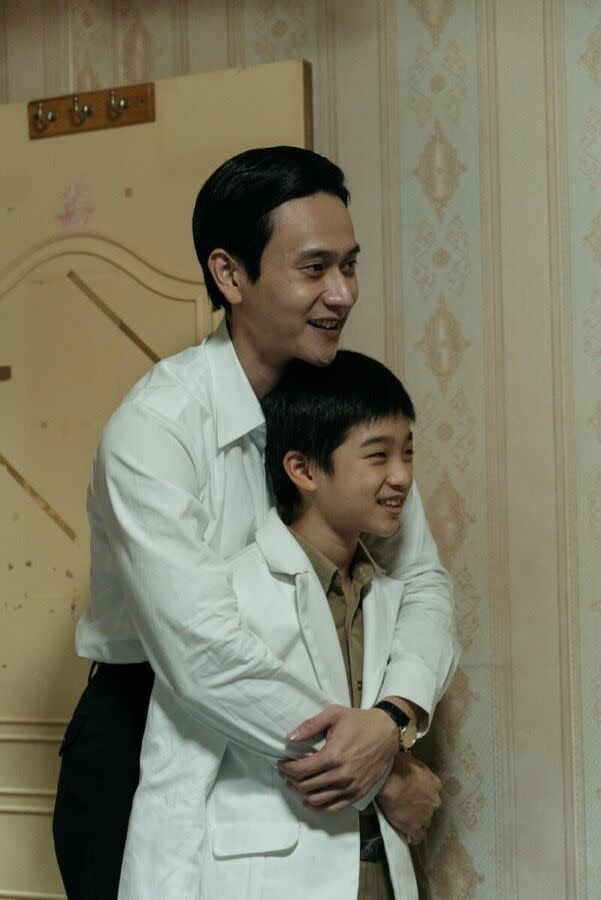 圖／劉冠廷（左）和白潤音在《老狐狸》中飾演父子檔，兩人有精彩的對手戲。（翻攝金馬影展臉書）
