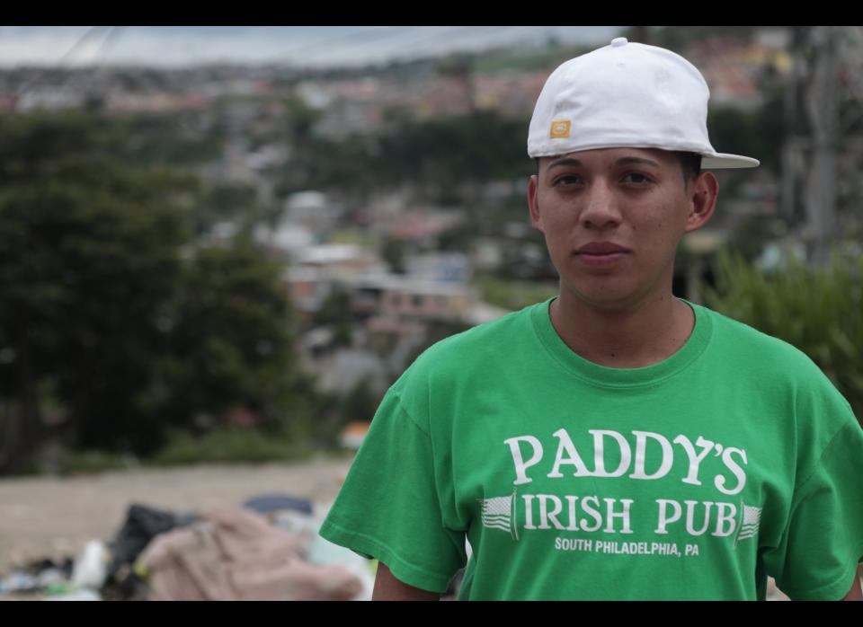 Marlon Roberto Cortes poses for a portrait in Tegucigalpa, Honduras, Sunday, June 18, 2012. Cortes was working in a suburban Boston supermarket when he was summoned to the back office and deported to his country last March, missing by three months President Barack Obama's decision last week to allow hundreds of thousands of illegal immigrants no older than 30 with high school degrees and no criminal history a chance to stay and work in the country.(AP Photo/Alberto Arce)