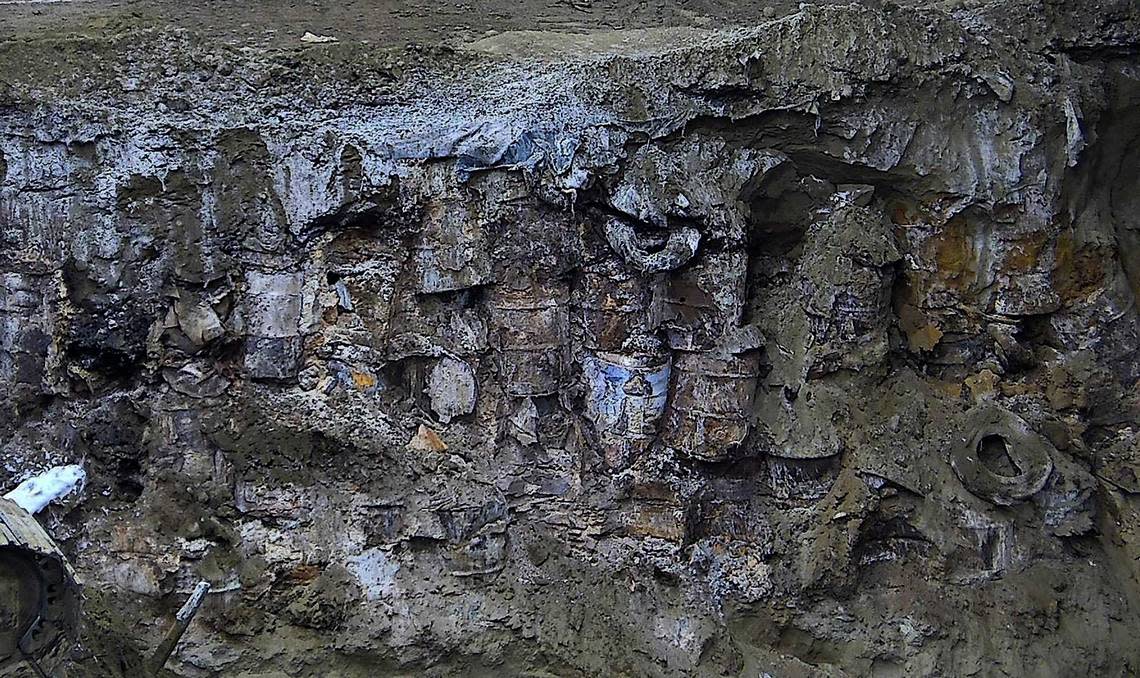 Over 35,000 drums of buried industrial waster were removed from the Pasco Landfill for proper disposal.