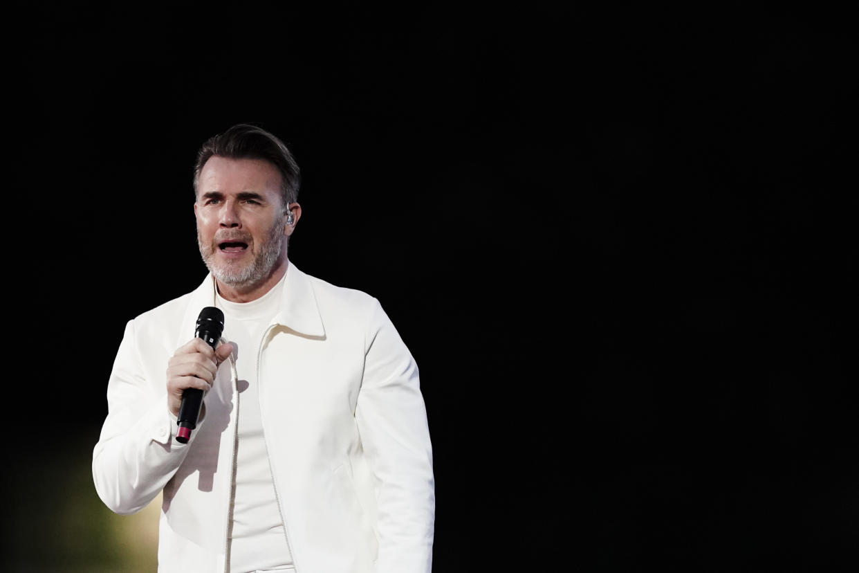 Gary Barlow from Take That was behind the lyrics of Tom Ball's new Christmas song. (Getty)