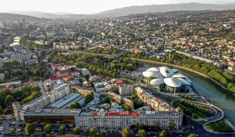 Vue de la ville de Tbilissi, en Géorgie, en août 2019 - Vano Shlamov © 2019 AFP