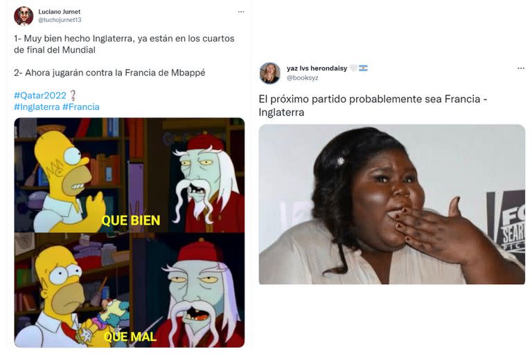 Los mejores memes del Inglaterra vs. Francia