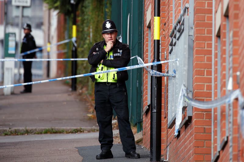 Scene of reported stabbings in Birmingham
