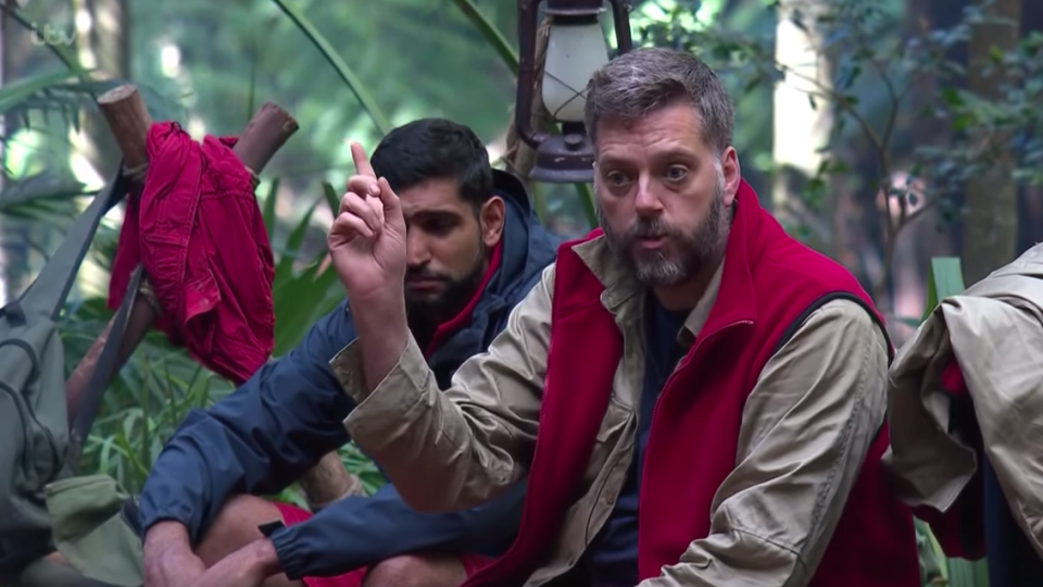 Iain Lee has said there could've been more help available after his I'm A Celebrity stint. (ITV/YOUTUBE)