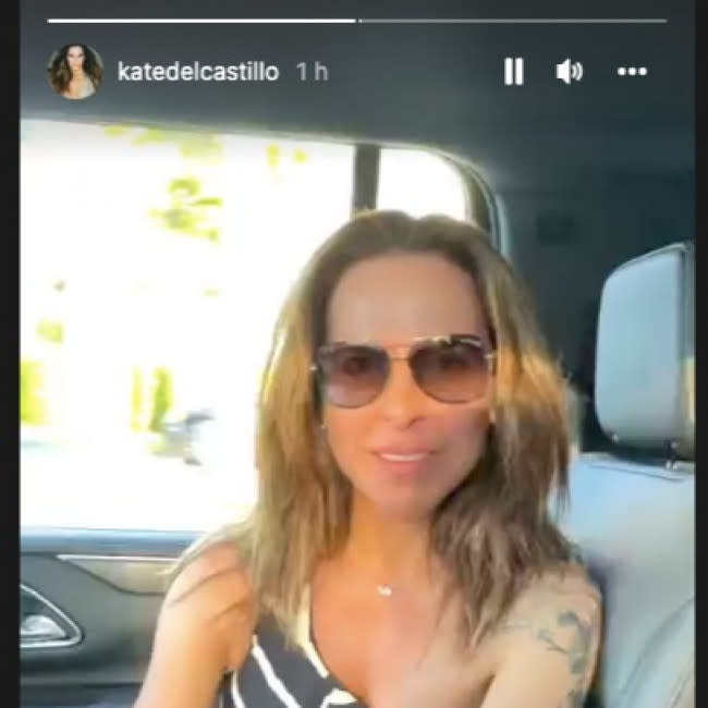 Kate del Castillo en el vídeo que ha compartido este miércoles en Instagram credit:Bang Showbiz