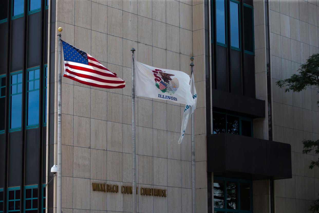 The Winnebago County Courthouse on Tuesday, July 14, 2020, in Rockford.