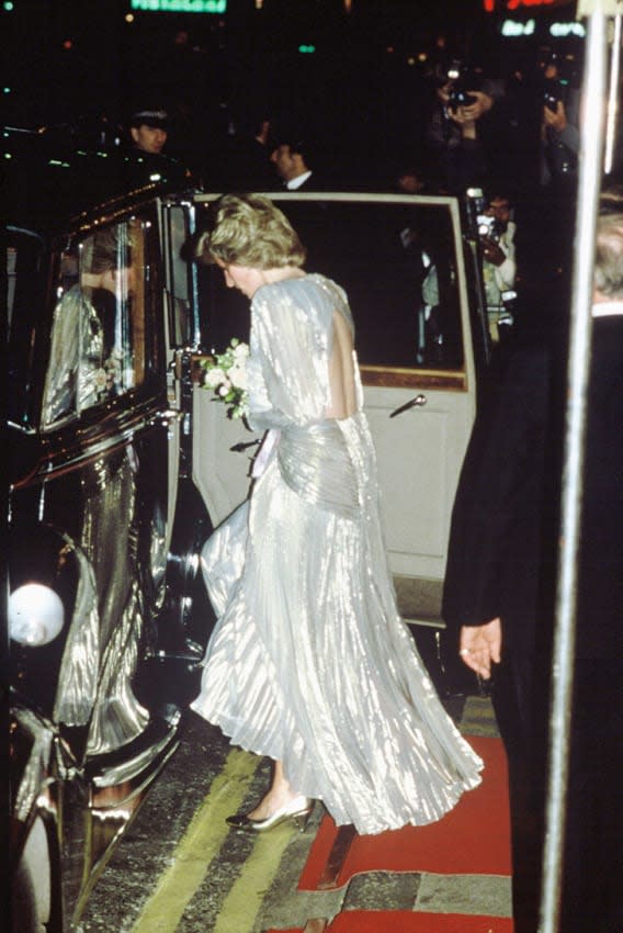 La princesa Diana vestida por Bruce Oldfield