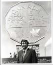 <p>Ted Szilva, the creator of Sudbury's "Big Nickel" monument, died on March 9, 2016 at 81. Photo from The CBC </p>