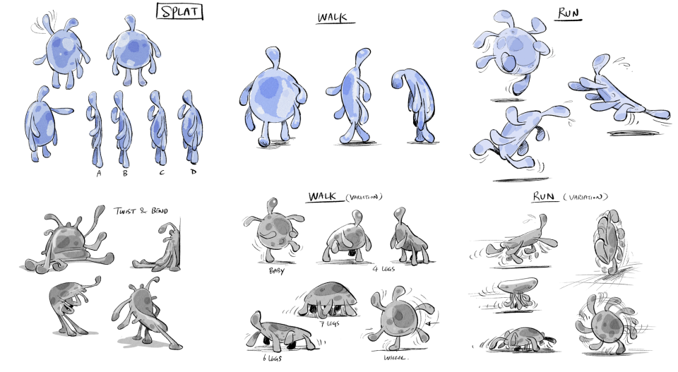 Splat concept art from “Strange World” - Credit: Courtesy of Disney