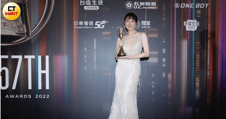 李杏以《茶金》奪得戲劇節目女配角獎。（圖／本刊攝影組）