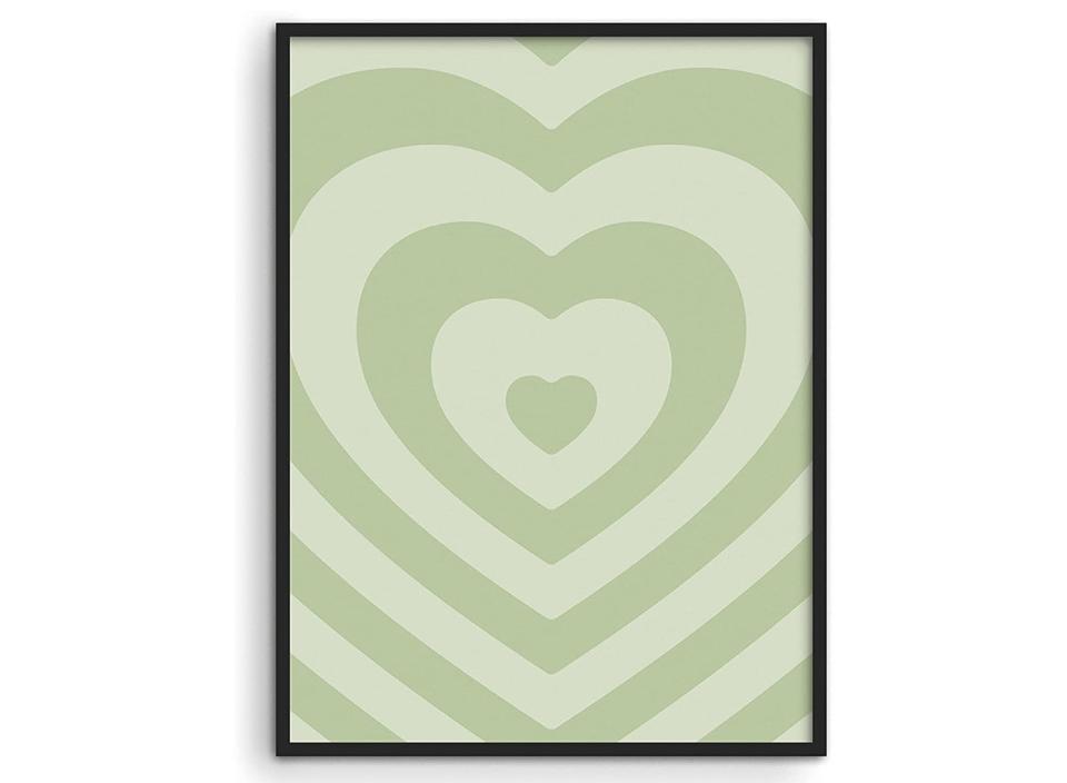 Share the love with this heart art from Haus and Hues. (Source: Amazon)