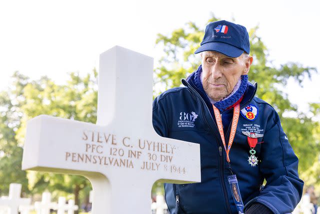 <p>Rank Studios</p> World War II veterans pay tribute to the comrades and friends at Normandy American Cemetery on June 4, 2024