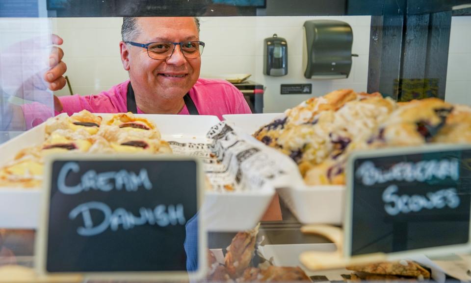 Frank Sanchez, chef-owner of Sisu Cafe, 2121 S. Kinnickinnic Ave., also makes the pastries sold at the breakfast-lunch spot, some of them Finnish.