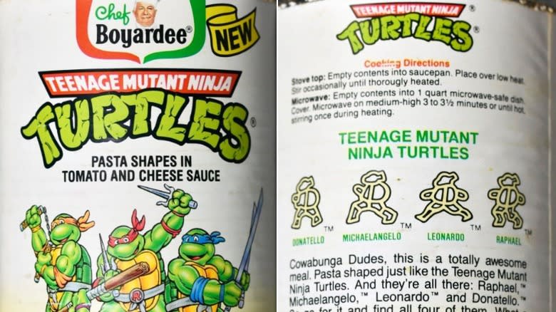 Chef Boyardee Teenage Mutant Ninja Turtles