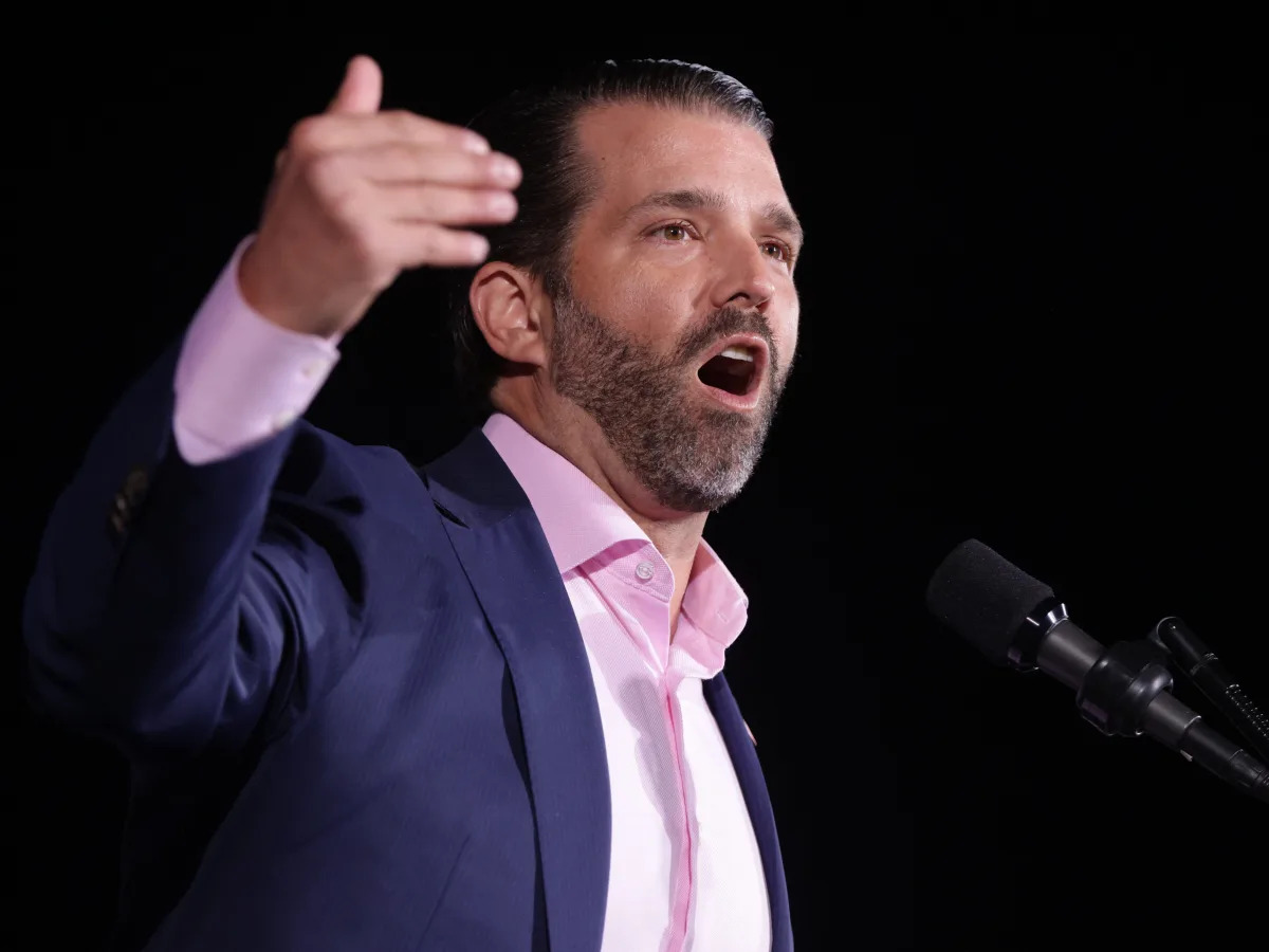 Donald Trump Jr says Twitter got 'busted' for having a huge number of spam accou..