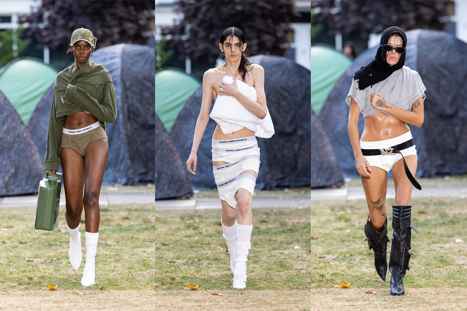 Underwear as Outerwear Fashion Trend Spring/Summer 2024 Julia Fox Miu Miu GCDS Ottolinger