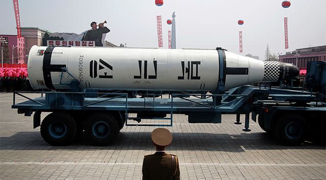 It is unclear which missile North Korea attempted to launch. Photo: AP